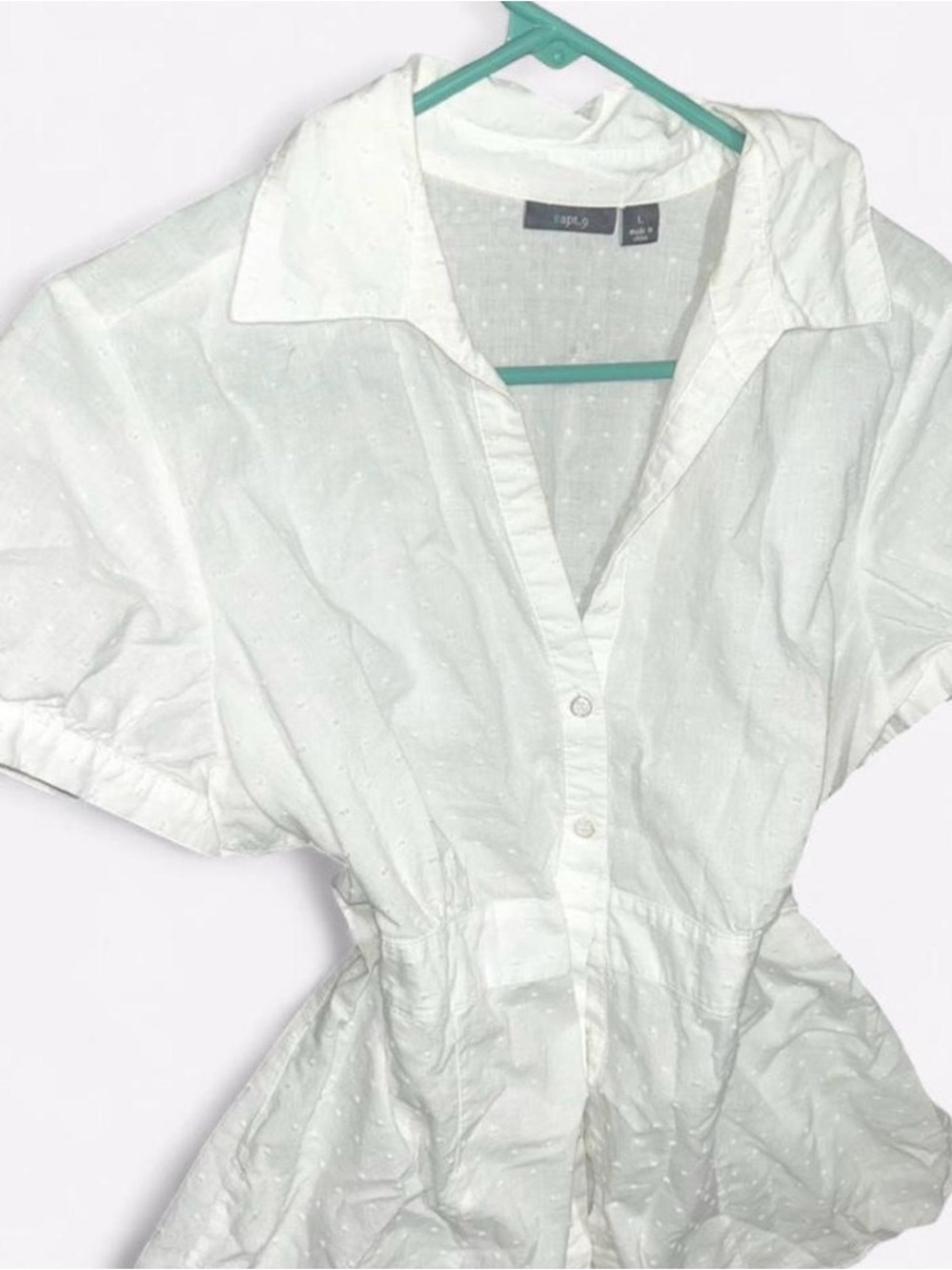 Coquette Apt. 9 White Button-Up Shirt